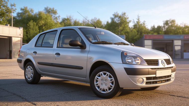 Renault Symbol 2006 с минимальным пробегом продают в Перми по цене новой Granta