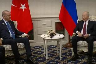 Встреча Путина и Эрдогана в Бишкеке продлилась порядка 1,5 часа